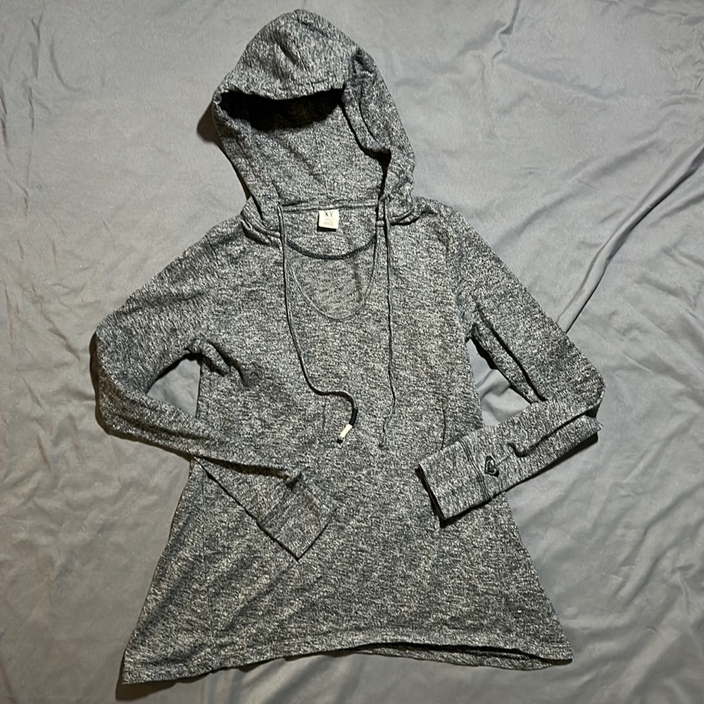 Women’s Roxy Pullover Hoodie Grey Size Small